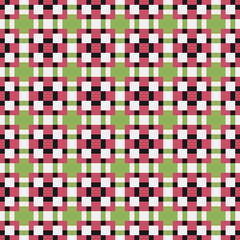 Fototapeta premium Abstract Cross Pattern generative computational art illustration