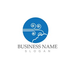wind symbol vector illustration