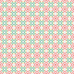 Abstract Cross Pattern generative computational art illustration