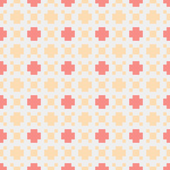 Abstract Cross Pattern generative computational art illustration