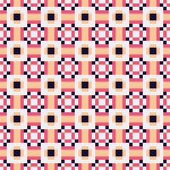 Abstract Cross Pattern generative computational art illustration