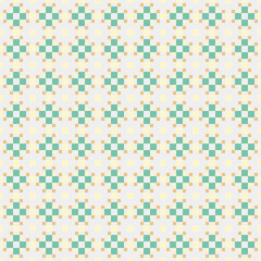 Abstract Cross Pattern generative computational art illustration