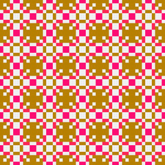 Abstract Cross Pattern generative computational art illustration