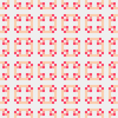 Abstract Cross Pattern generative computational art illustration