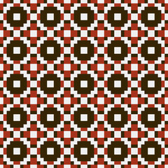 Abstract Cross Pattern generative computational art illustration