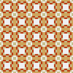 Abstract Cross Pattern generative computational art illustration