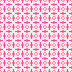 Fototapeta premium Abstract Cross Pattern generative computational art illustration