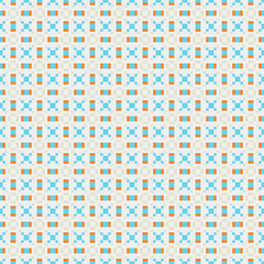 Abstract Cross Pattern generative computational art illustration