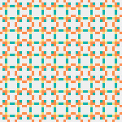 Abstract Cross Pattern generative computational art illustration