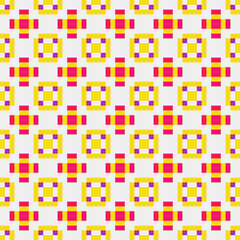 Abstract Cross Pattern generative computational art illustration