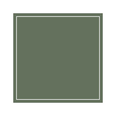 Empty square with thin white frame vector design