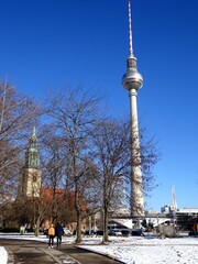 Berlin - Mitte im Januar 2021