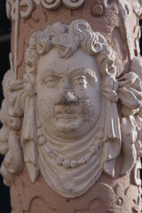 old sandstone work from the medieval town of Lemgo in North Rhine Westphalia