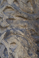 old sandstone work from the medieval town of Lemgo in North Rhine Westphalia