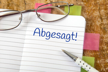 Abgesagt	