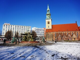 Berlin - Mitte im Januar 2021