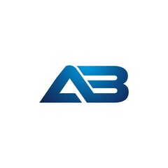 AB sports logo vector