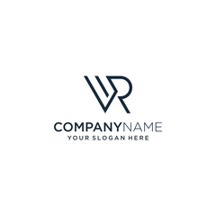 WR Initial Logo Design, RW Abstract. Clean, Simple, Luxurious and Professional. Suitable For Business Consulting, Photography, Architecture, Real Estate Brokerage, Construction Etc.