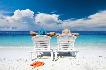 Couple on a beach