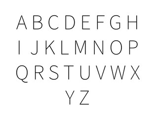 Fototapeta na wymiar alphabet and numbers