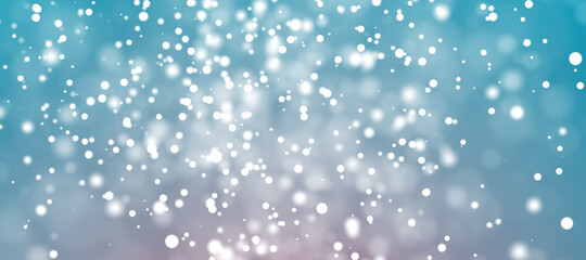 Abstract light blur and bokeh effect background. Vector defocused sun shine or sparkling lights and glittering glow for festival or white celebration background template