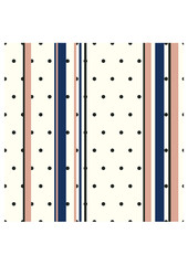 Seamless striped pattern in retro colors. Vertical striped pattern. Vector illustration
