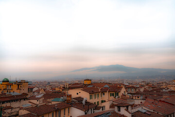 Fototapeta na wymiar Morning in Florence