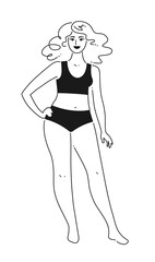 Full length female character