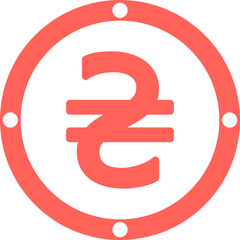 Ukrainian hryvnia sign, national currency of Ukraine. currency line icons. linear set. editable stroke