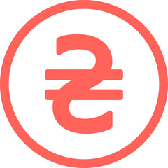 Ukrainian hryvnia sign, national currency of Ukraine. currency line icons. linear set. editable stroke