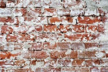 Wall of old brick.