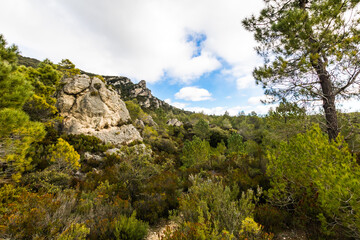 Rochers du Cirque de Mourèze (Occitanie, France)