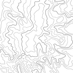 Contour topographic map. Geographic grid map background. Vector illustration.