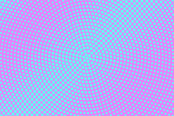 Pink and blue dotted halftone vector background. Subtle halftone digital texture. Faded dotted gradient