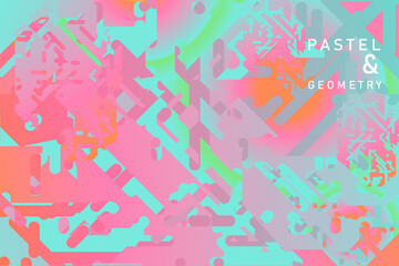 Minimalist style gradient art background, website landing page design. Beauty and fashion concept soft, smooth lines abstract background. Web banner, brochure, flyer cover design.