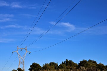 Ligne Haute tension Provence