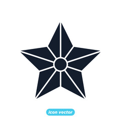 star icons. Shining star. Abstract Falling Star symbol vector illustration