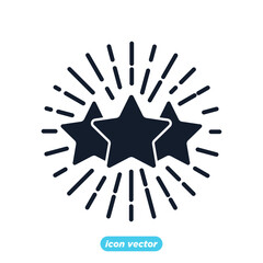 star icons. Shining star. Abstract Falling Star symbol vector illustration