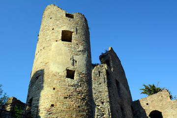 old castle in the village