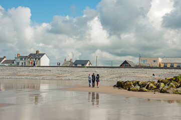 beach in the morning