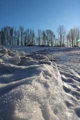 Furry snow in Norway