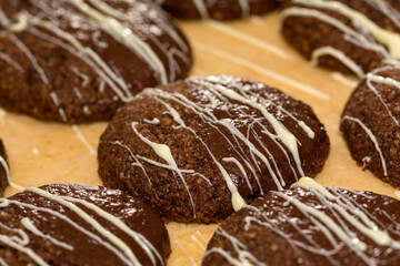 Brownies in Nahaufnahme