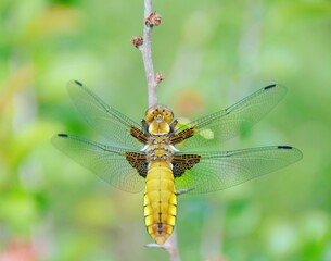 dragonfly on a leaf