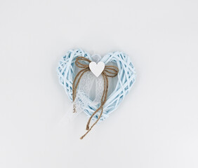 Heart in the form of a nest as a gift