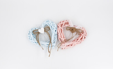 Heart in the form of a nest as a gift