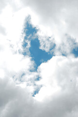 blue sky with clouds