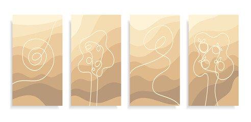 Abstract banner art background sand on beach,coast or desert with barchan and dunes beige color.Template card Sand texture with pattern wavy lines.Frames for text.Great for covers,fabric prints.Vector
