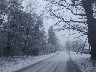 road in winter