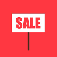 Sale sign. discounts. Vector illustration