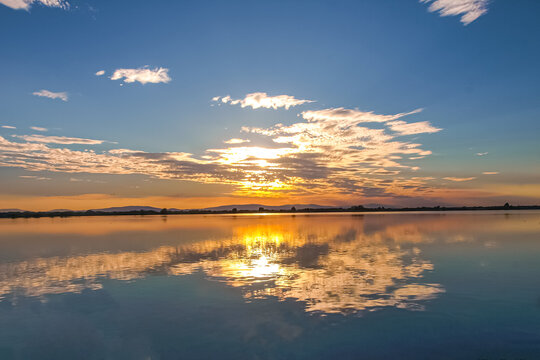 Sunset Over The Senne Fishponds, Slovakia